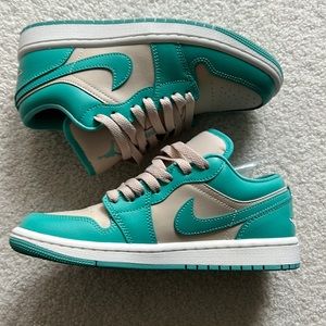 Womens Air Jordan 1 Low Tropical Teal
